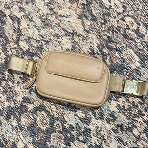 [Maedn] Taupe Anywhere Leather Belt Bag